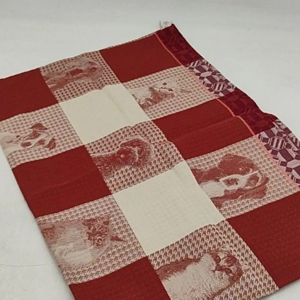 Le Jacquard Français Truffes Cotton Tea Towel Dogs Cats Patchwork 31x24